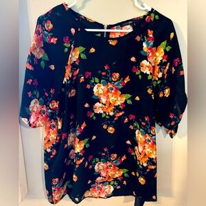 Bright, floral Papermoon blouse
